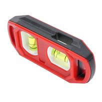 Magnetinis gulsčiukas 11 cm ilgio 1 mm tikslumo Horizontalus vertikalus burbulinis niveliavimo įrankis namams gray