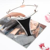 Thong Panties Girls Thin Threaded Thongs Women'S Low Waist Breathable Belly Cotton T-Pants S juoda
