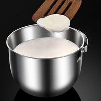 Daugiafunkcinis stovyklavimo puodas su dangčiu ir rankena, stovyklavimo indas restoranui, kepsninei, maisto gaminimui 3.0L white