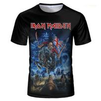 Maiden Piece of Mind Vintažinis Eddie su grandinėmis 1983 Mirties smegenys Juodosios muzikos gerbėjo marškinėliai L black