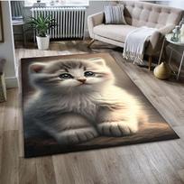 27 stiliaus animacinis mielas dėmėtas katinas, persų katinas, ragdolų kilimas namų svetainei, miegamajam, sofai, prie durų dekoras, vaikams, neslystantis 60*90cm