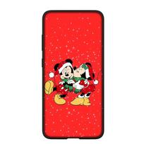 Phone Case for Samsung Galaxy S25 S23 S22 S24 Ultra FE A05 A06 A15 A16 A36 A37 A35 A54 A55 A56 A57 A25 A26 A53 A17 Anime Merry Christmas Mickey Minnie for iPhone 13 švelni smėlinė