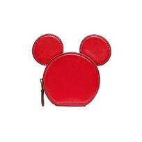 Coach X Disney Collaboration Mickey Mouse Ear Graffiti Print Leather Wallet Women wallet Red C1181-B4RHM Basic Set (Bag+Dust Bag) red