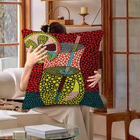 Yayoi Kusama Meno Pagalvė Dovanų Namų Biuro Dekoro Pagalvė Miegamojo Sofos Automobilio Pagalvėlės Užvalkalas Pagalvės Užvalkalas 65x65 cm