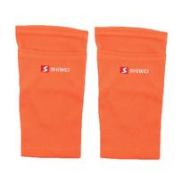 Football Leg Socks Adult Children Breathable Shin Guard Board Sock Cover Man Football Protective Socks Soccer Guard S oranžinė