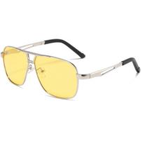 Vision Light Night Color Changing Sunglasses For Men For Driving Chameleon Glasses For Day And Night Dual-use For Men Color Change Lens Day And Night beige