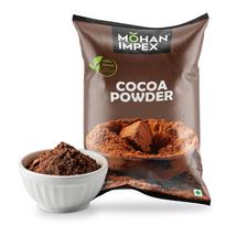 Mohan Impex Kakavos milteliai 500g | 100% Gryna nesaldinta kakava | Sodrus skonis kepiniams, pyragams, brauniams, karštam šokoladui, pieno kokteiliams, desertams ir saldainiams brown