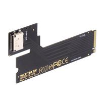 NFHK PCI-E 4.0 M.2 M-Key to Oculink SFF-8612 SFF-8611 Host Adapter for 20222023 ThinkBook 14+ External Graphics Card & SSD