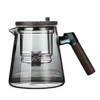 Creative Tea Pot with Infusers 750ml Lazy Kungfu Drip Teapot One-button Filtering Teapot  Loose Tea gray