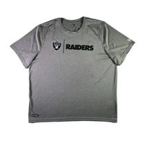 Vintage Oakland Raiders Team Issued Shirt XXL NFL Football Sportswear Training 4XL gray