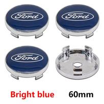 4 vnt. 3D 56 mm rato dangtelio centrinis lipdukas 60 mm Ford logotipas Rato stebulės dangtelis Automatinis ratlankio tvirtinamas apsaugos nuo dulkių ženklelio dangtelio lipdukas 4Pcs  Ford