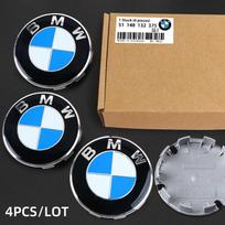 4 vnt. 68 mm 56 mm Automobilio rato centrinio dangtelio dangteliai Emblema Logotipas BMW E90 E60 E61 E93 E87 E36 E46 E39 E53 F30 F20 F10 F15 X1 X3 X5 X6 white