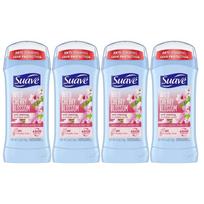Suave Deodorant Wild Cherry Blossom 74g x 4 pcs Set (4 pcs) gray