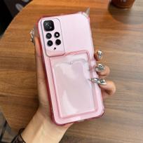 Shockproof Clear Casing for Xiaomi Redmi 10,10 2022 with Cardholder Case Redmi 10 2022