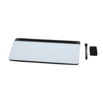 Multifunctional Desktop Writing Whiteboard With Storage Compartments And Phone Tablet Holder For Home Office Daily Use A2 white