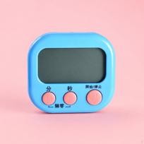 Task Management Timer Count up and down Function Large Display Builtin Stand Digital Blue Chinese gray