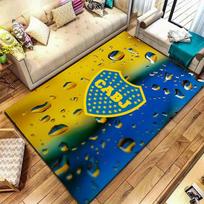 Boca Juniors Carpet Rug for Living Room Bedroom Home Sofa Decoration,Kids play Non-slip Floor Mat 40x60cm( 15x23in ) yellow