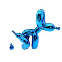 Dog Poop Balloon Figurine Resin Electroplated Cute Quirky Table Ornament Home Desk Decor Gift For Kids Teens Pet Lovers Birthday