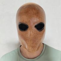 Veido neturintis vyras Helovinas Slenderman kaukė Netoksiška vakarėlio Cosplay rekvizitas Karnavalas brown