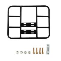 Food Delivery Box Rack Rear Grille 80kg Loading Seamless Steel Tube Universal for Motorcycle Electric Bicycle Type 2 48 38 black