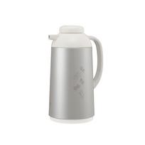 Zojirushi Glass Hand Pot Vacuum Keeps Drinks Hot or Tabletop Lid Press Matte Silver 1.0L Insulated, Cold, Pot, Feather-Touch (Light Only), Handle,