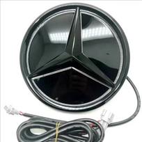 Car Front Grill Logo Light mirror face LED Badge Emblem Luminous Decorative Light For Mercedes Benz W213 E-Class Blue light
