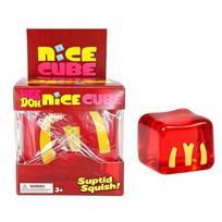 Needoh Fanta Nice Cube Hamburger Squishy Squeeze Toy Multi Color Translucent Stretchy Non-Toxic Anxiety Relief For Adults Gift