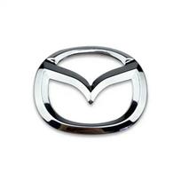Automobilio vairo centrinio logotipo lipdukai Priedai Mazda 3 Alexa CX4 CX5 CX8 2 3 6 DJ BL BM GJ CX-5 CX5 CX-3 CX3 CX9 CX7 For Mazda sidabras