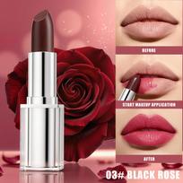 pH spalvą keičiantis lūpų dažas, Neatsilupantis auksinis krištolinis lūpų balzamas, Drėkinantis blizgus lūpų blizgis 03# black rose