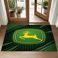 john deere Design Crystal Velvet Rug Soft Decorative Mat for Bedroom Entrance 40cmx60cm