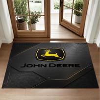 john deere Design Crystal Velvet Rug Soft Decorative Mat for Bedroom Entrance 50cmx80cm