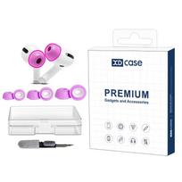 XDcase 3 Pairs Replacement Memory Foam Ear Tips Kit, S/M/L Size, Cleaning Pen Color Random For AirPods Pro 1 / 2 violetinė