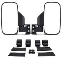 Veidrodis Galinio vaizdo 1,75  Atsparus smūgiams UTV ATV Su šoniniu veidrodžiu 2  Ritinio narvai Can Am For Polaris RZR 800 900 1000 For Yamaha W 1 Set black