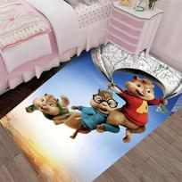 Alvin and the Chipmunks Printed Carpet, Rug for Office Chair Living Room Bedroom Kitchen Room Decor Gifts. 80cmx120cm