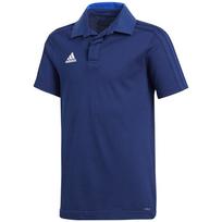 Marškinėliai vaikams adidas Condivo 18 Cotton Polo JUNIOR tamsiai mėlyni CF4368