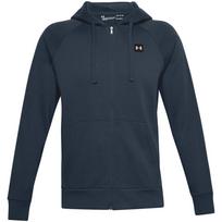 Megztiniai vyrai Under Armour Rival Fleece FZ Hoodie tamsiai mėlyna 1357111 408