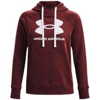 Megztiniai moteriški Under Armour Rival Fleece Logo Hoodie Burgundy 1356318 690
