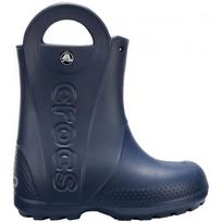 Velingtono batai vaikams Crocs rankena lietaus batai vaikiški tamsiai mėlyni 12803 410