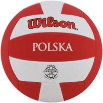 Kamuolys tinklinis Wilson Super Soft Play VB Polska offcial dydis balta-raudona WTH90118XBPO