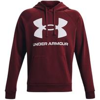 Megztiniai vyriški Under Armour Rival Fleece Big Logo HD bordo spalvos 1357093 690