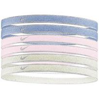 Galvos juostos plaukams Nike 6 vnt Swoosh Sport metalinė-violetinė, rožinė, geltona N1002008511OS