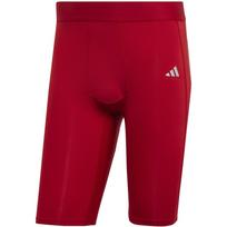 Šortai vyrai adidas Techfit Aeroready trumpas Pėdkelnės raudona HP0616