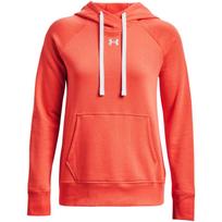 Megztiniai moteriški Under Armour Rival Fleece HB Hoodie oranžinis 1356317 877