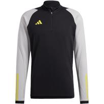 Megztinis vyrai adidas Tiro 23 konkursas treniruotės viršus juoda-pilka HU1307