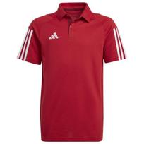 marškinėliai vaikams adidas Tiro 23 Competition Cotton Polo raudona HI4715