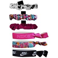Guminės juostos plaukams Nike arklio uodega laikikliai 6 vnt N1003666906OS