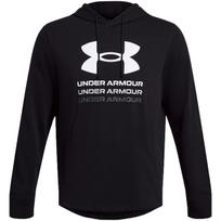 Megztiniai vyrai Under Armour UA Rival Terry Graphic Hoodie juodas 1386047 001
