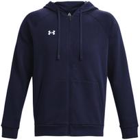 Megztiniai vyriški Under Armour Rival Fleece FZ Hoodie tamsiai mėlyna 1379767 410