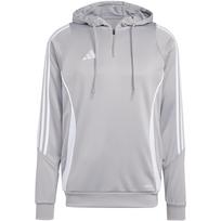 Megztiniai vyrai adidas Tiro 24 Treniruotės gobtuvas pilkas IR7551
