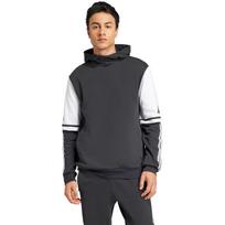 Megztinis vyrai „Adidas“ eskadra 25 prakaitas gobtuvas juoda ir balta JE2776